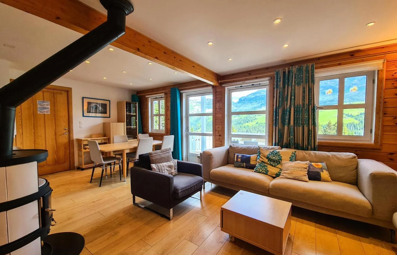 Residence Hameau - Chalet Lumineux - Poele A Bois - Wifi Gratuit Et Illimite - Garage Mae-7353 Flaine