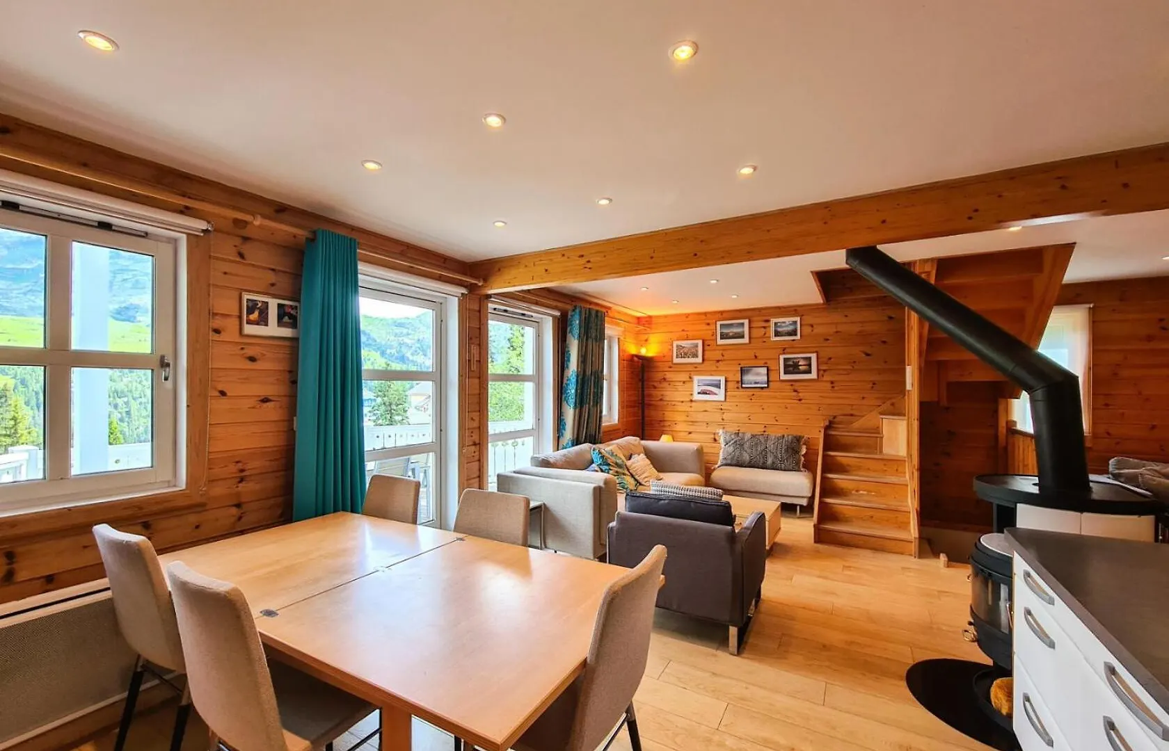 Residence Hameau - Chalet Lumineux - Poele A Bois - Wifi Gratuit Et Illimite - Garage Mae-7353 Flaine